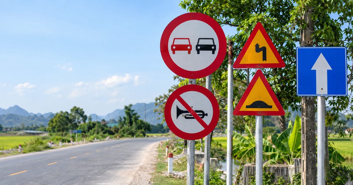 Biển báo, vạch kẻ và tín hiệu